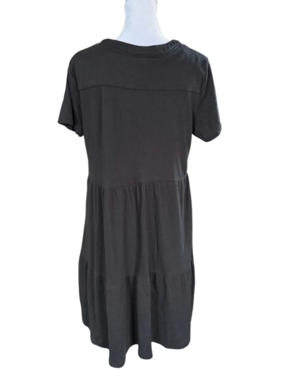 Knox Rose Black Tiered Mini Dress - Picture 2 of 3